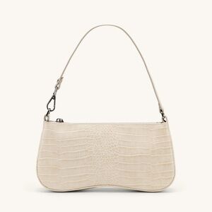 JW PEI Eva Shoulder Handbag - Ivory Croc